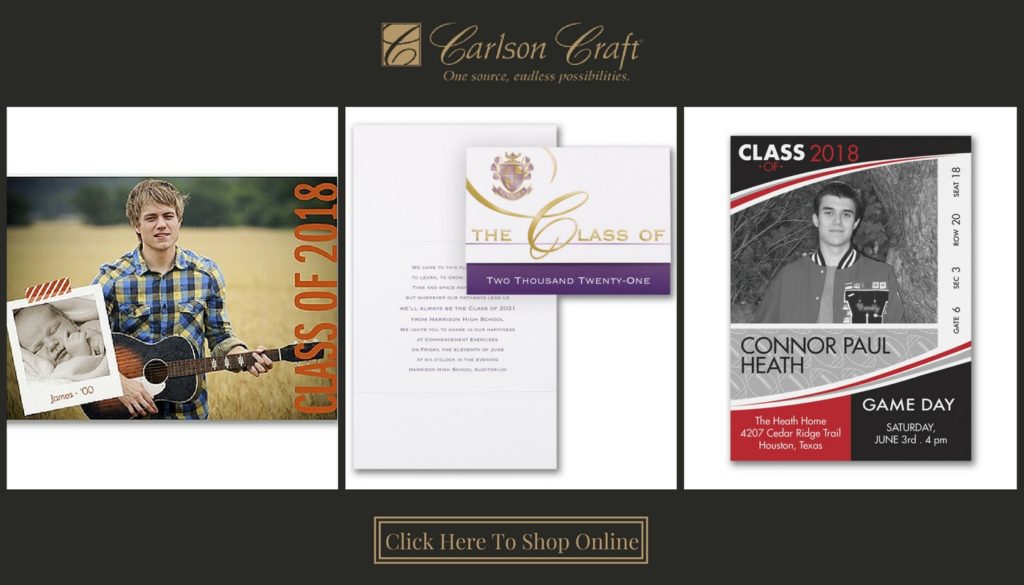 Carlson Craft Graduation Invitations